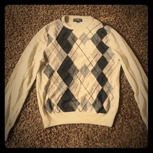 Express argyle sweater